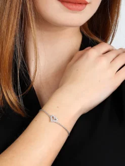 TESORI Bracciale in argento 925 con zirconi