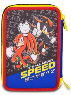 THE HEDGEHOG SPEED Astuccio con Kit Scolastico
