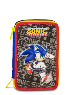 THE HEDGEHOG SPEED Astuccio con Kit Scolastico