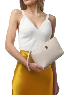TITANIA Pochette con charm e polsierina