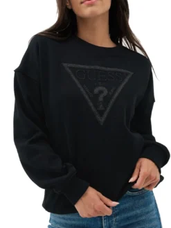 TRIANGLE GLITTER Felpa in cotone