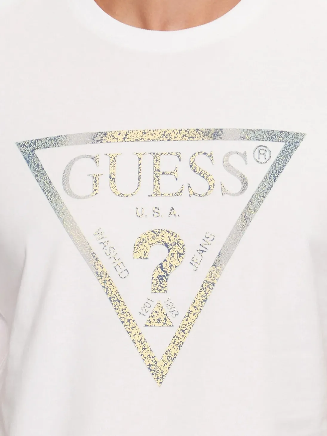 TRIANGLE T-shirt con maxi stampa