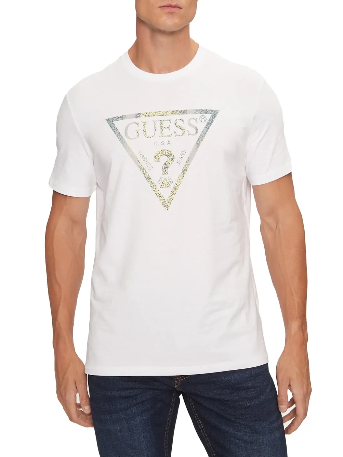 TRIANGLE T-shirt con maxi stampa