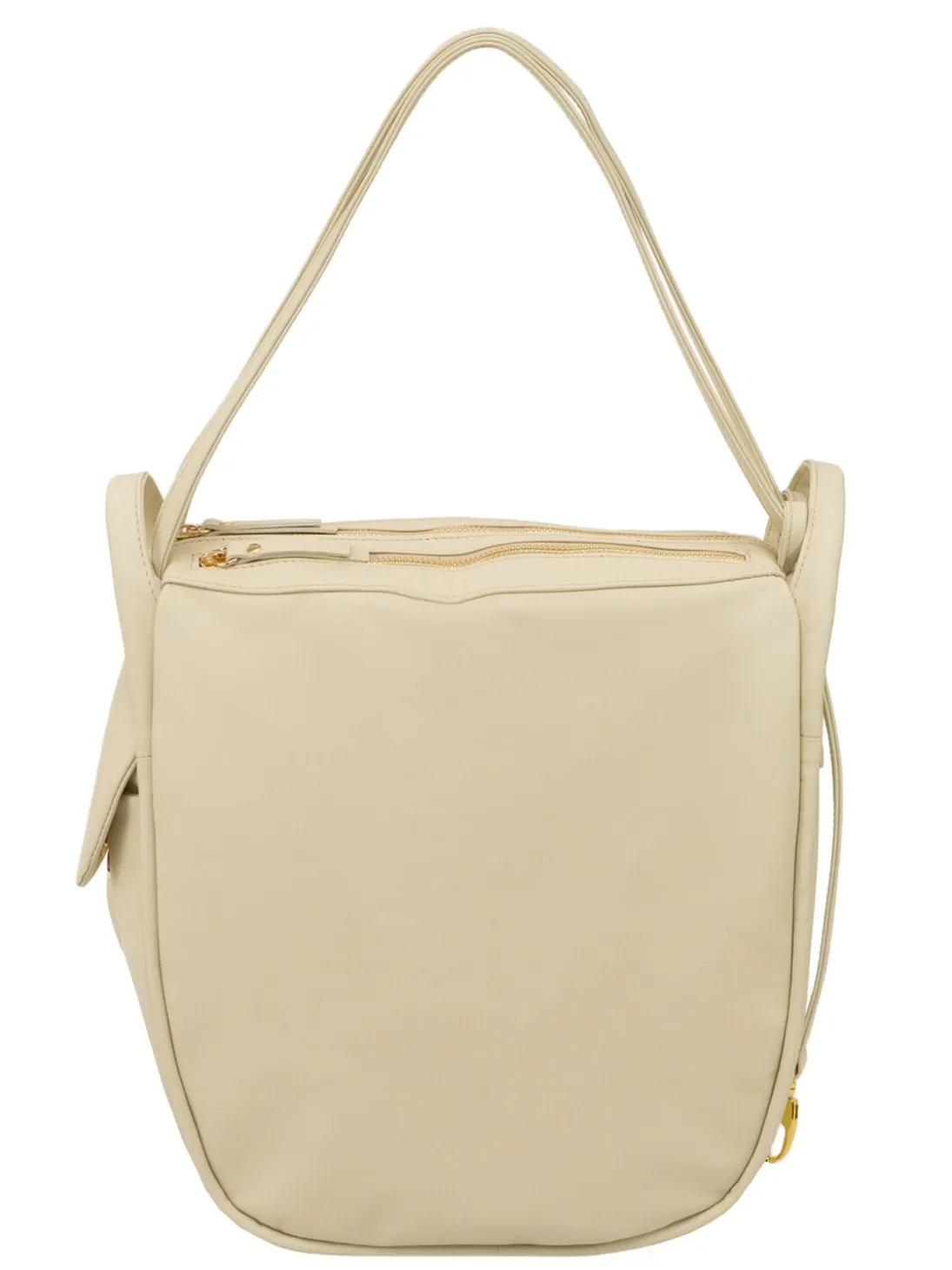TRIO Zaino sacca in pelle nappa