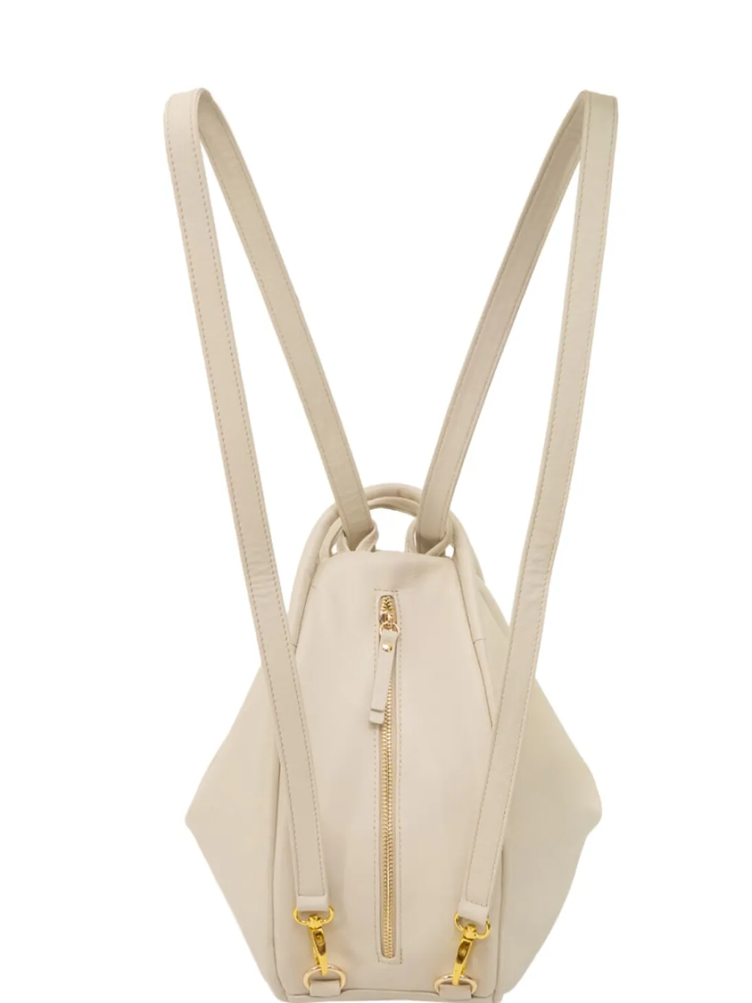 TRIO Zaino sacca in pelle nappa