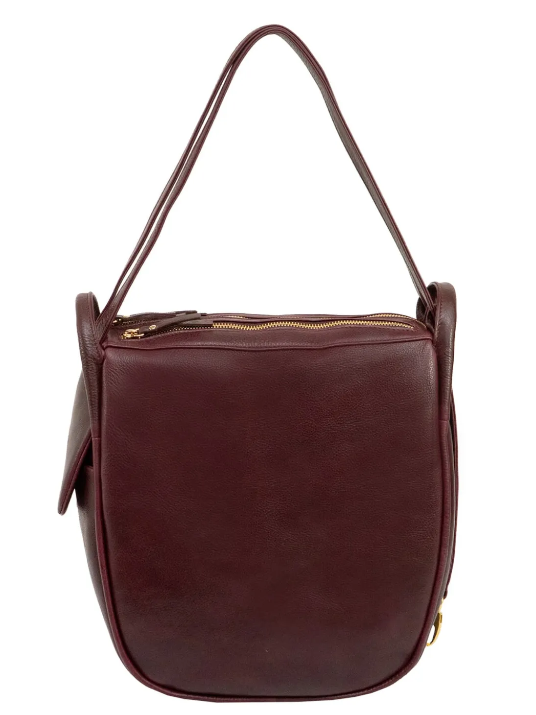 TRIO Zaino sacca in pelle nappa