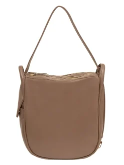 TRIO Zaino sacca in pelle nappa