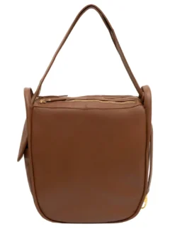 TRIO Zaino sacca in pelle nappa