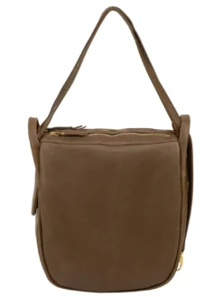 TRIO Zaino sacca in pelle nappa