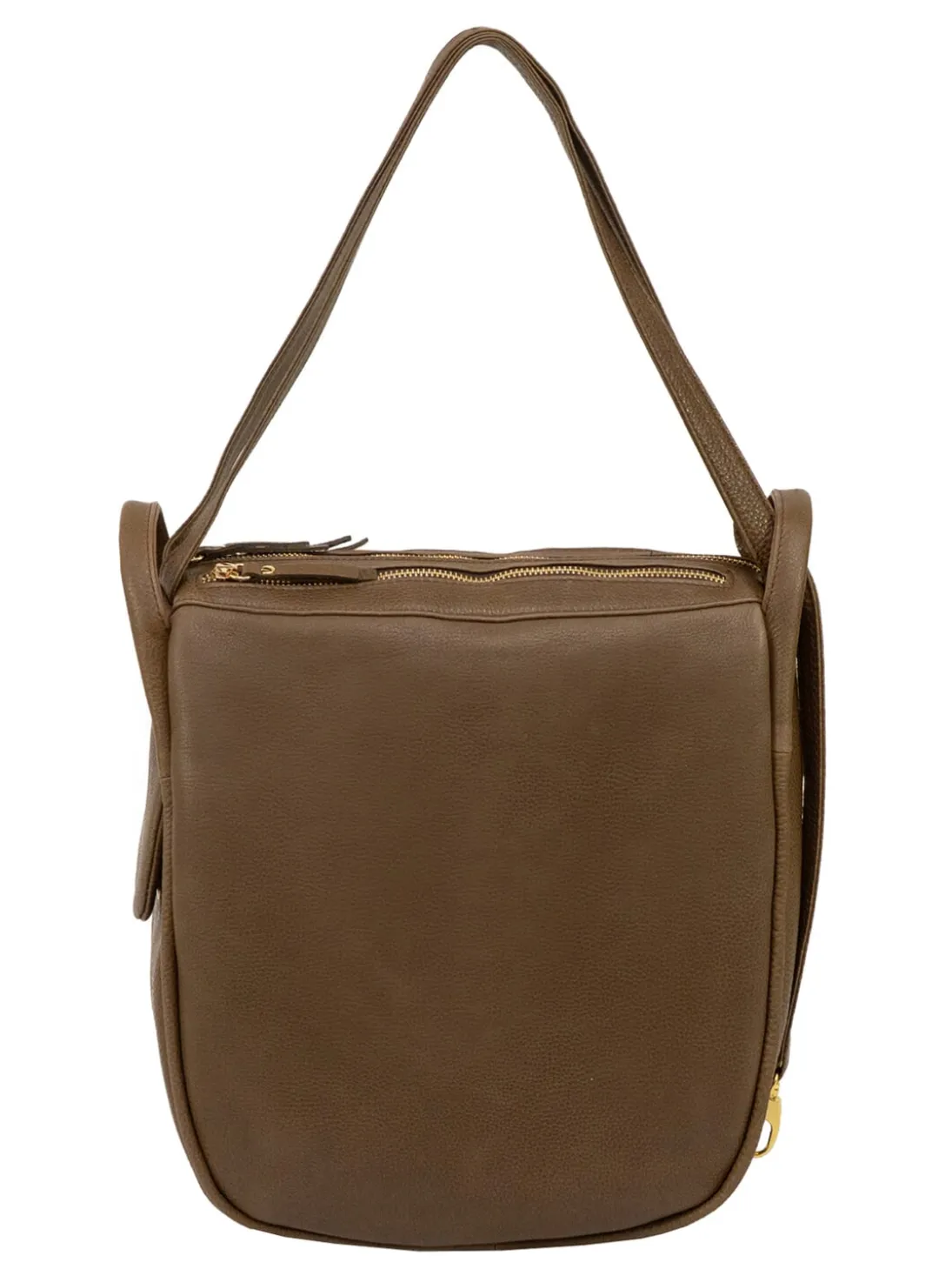TRIO Zaino sacca in pelle nappa