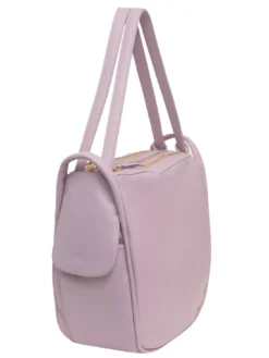 TRIO Zaino sacca in pelle nappa