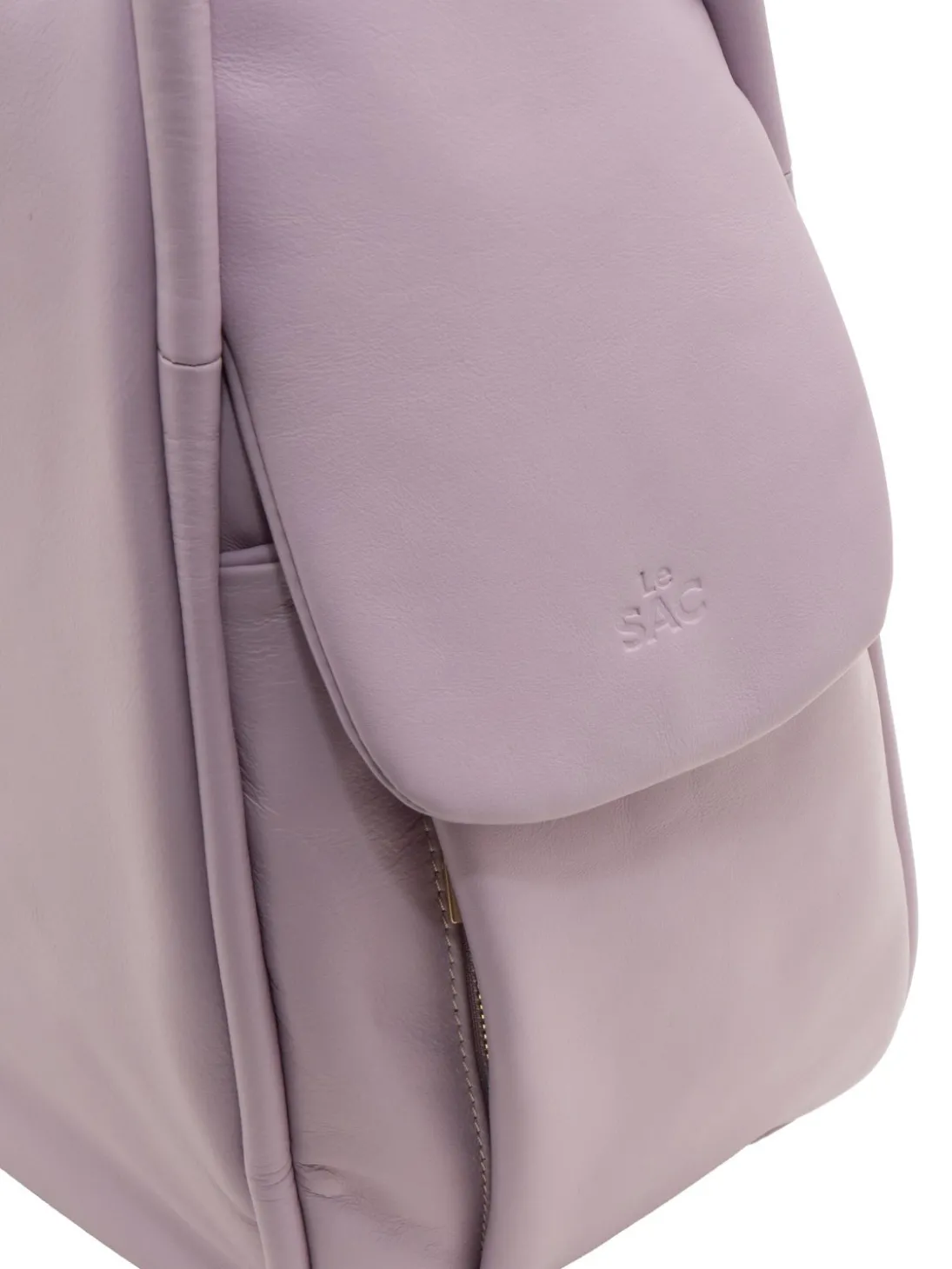 TRIO Zaino sacca in pelle nappa