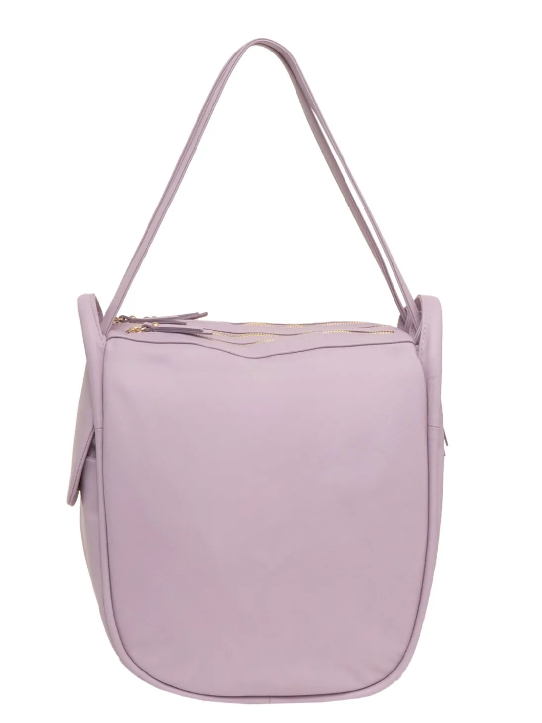 TRIO Zaino sacca in pelle nappa