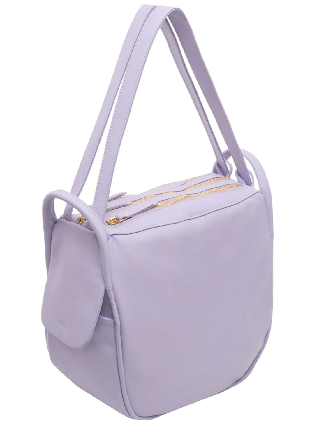 TRIO Zaino sacca in pelle nappa