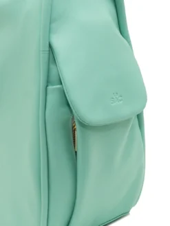 TRIO Zaino sacca in pelle nappa