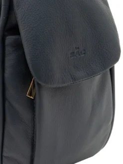 TRIO Zaino sacca in pelle nappa