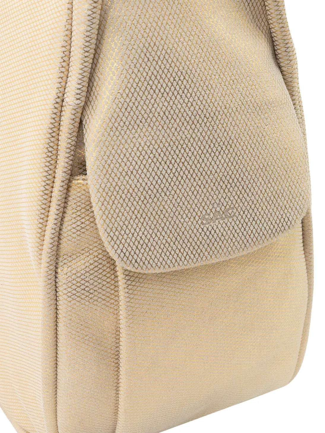 TRIO Zaino sacca in pelle nappa