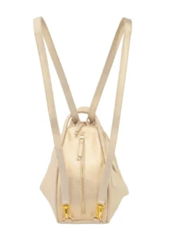 TRIO Zaino sacca in pelle nappa