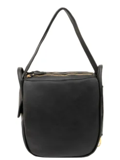 TRIO Zaino sacca in pelle nappa