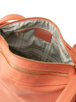 TRIO Zaino sacca in pelle nappa