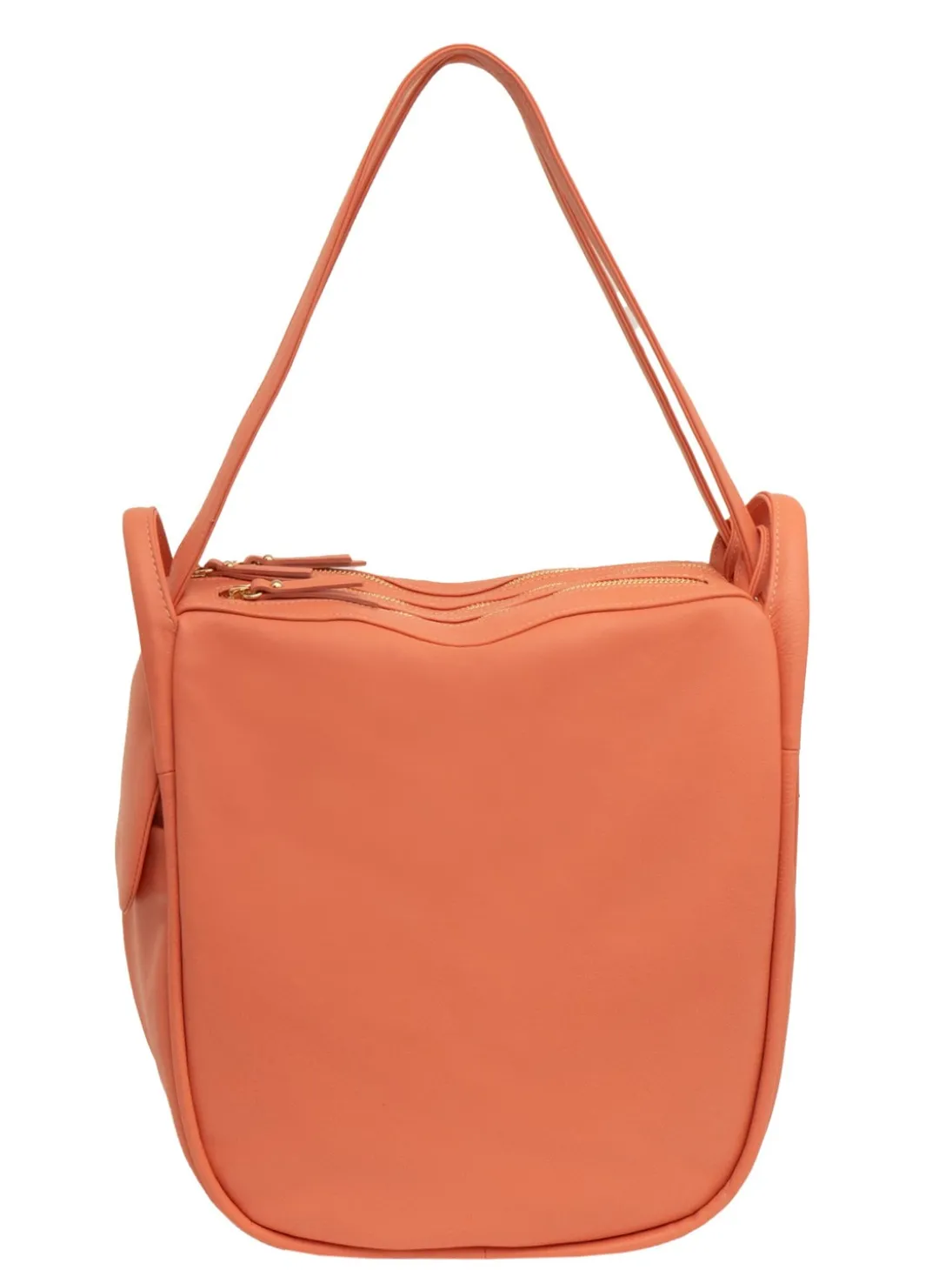 TRIO Zaino sacca in pelle nappa