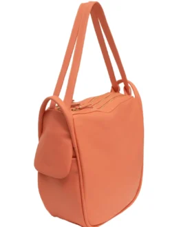 TRIO Zaino sacca in pelle nappa