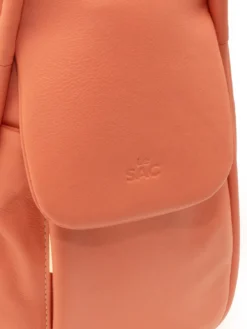 TRIO Zaino sacca in pelle nappa