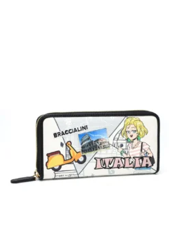 TUA CARTOLINE Italia Portafoglio zip around