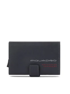 URBAN Portacarte di credito in metallo e pelle