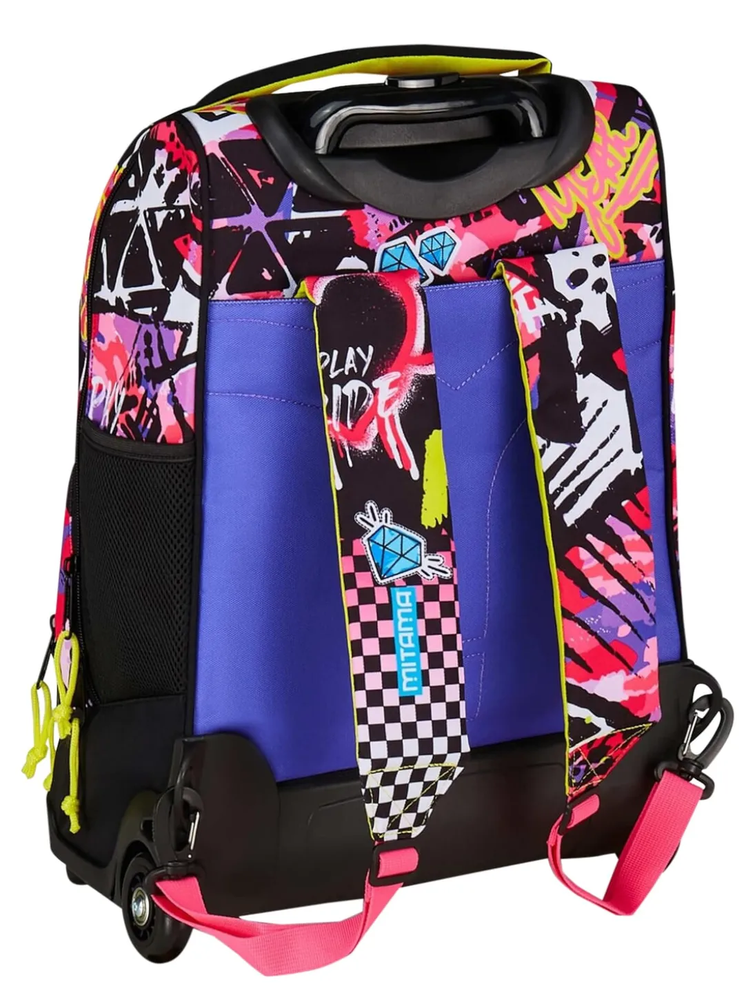 URBAN QUEEN Zaino trolley 2 ruote, fisso