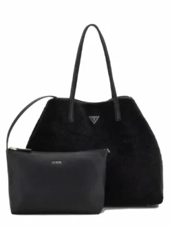VICTORIA Borsa shopper teddy con pochette