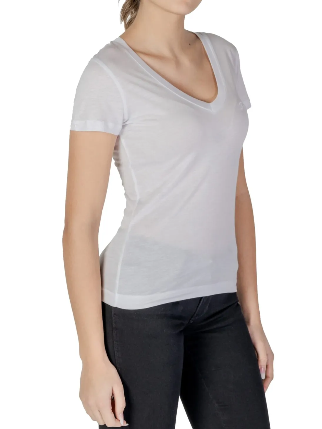 VN SS LIGHT BASIC T-shirt morbida con scollo a V