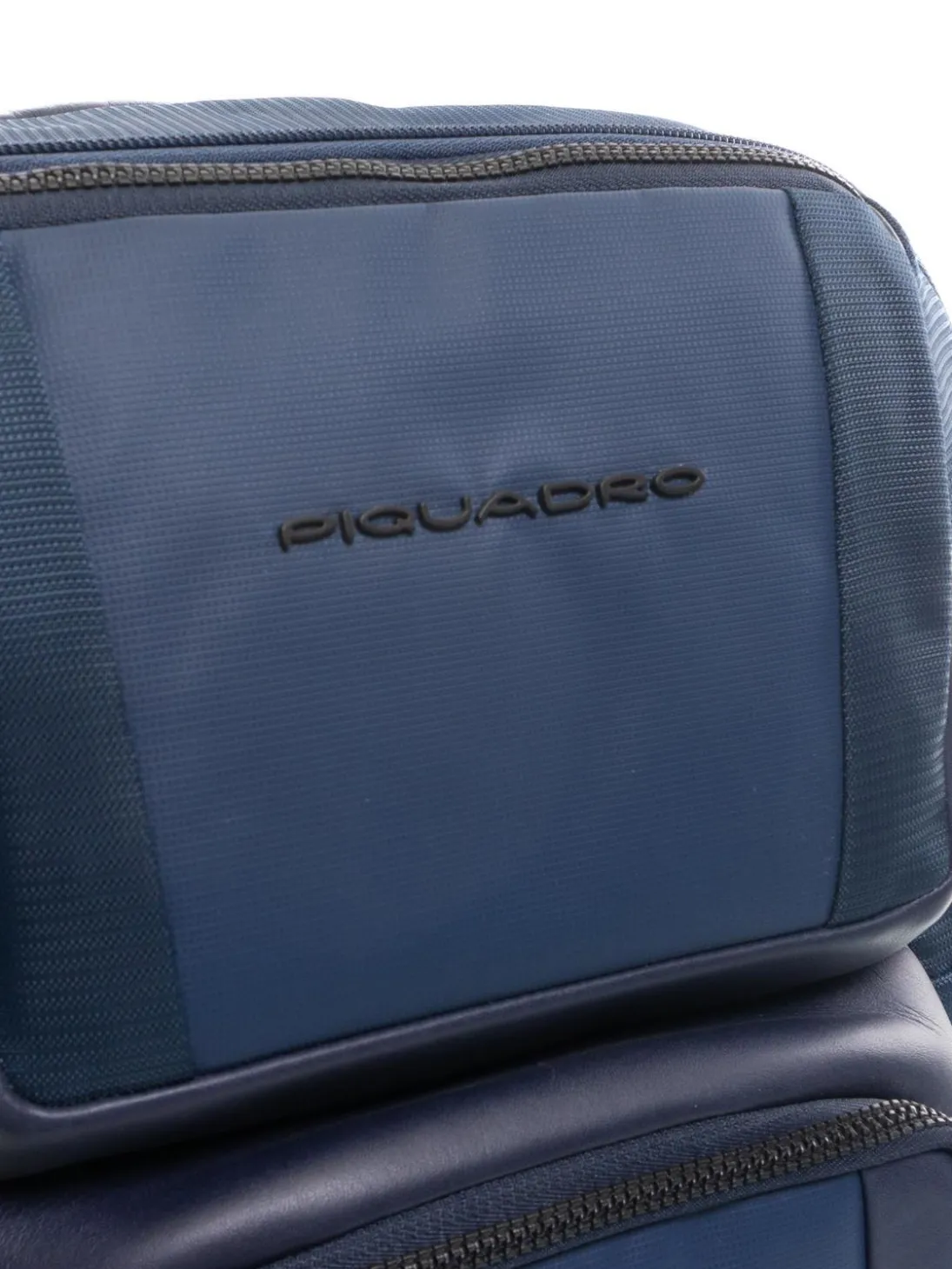 WALLABY Zaino in pelle e tessuto, porta pc 14", ok Ryanair