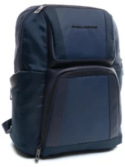 WALLABY Zaino in pelle e tessuto, porta pc 14