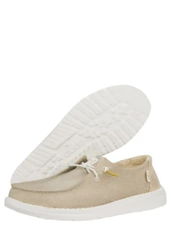 WENDY METALLIC SPARKLE Scarpa easy on in tessuto glitterato