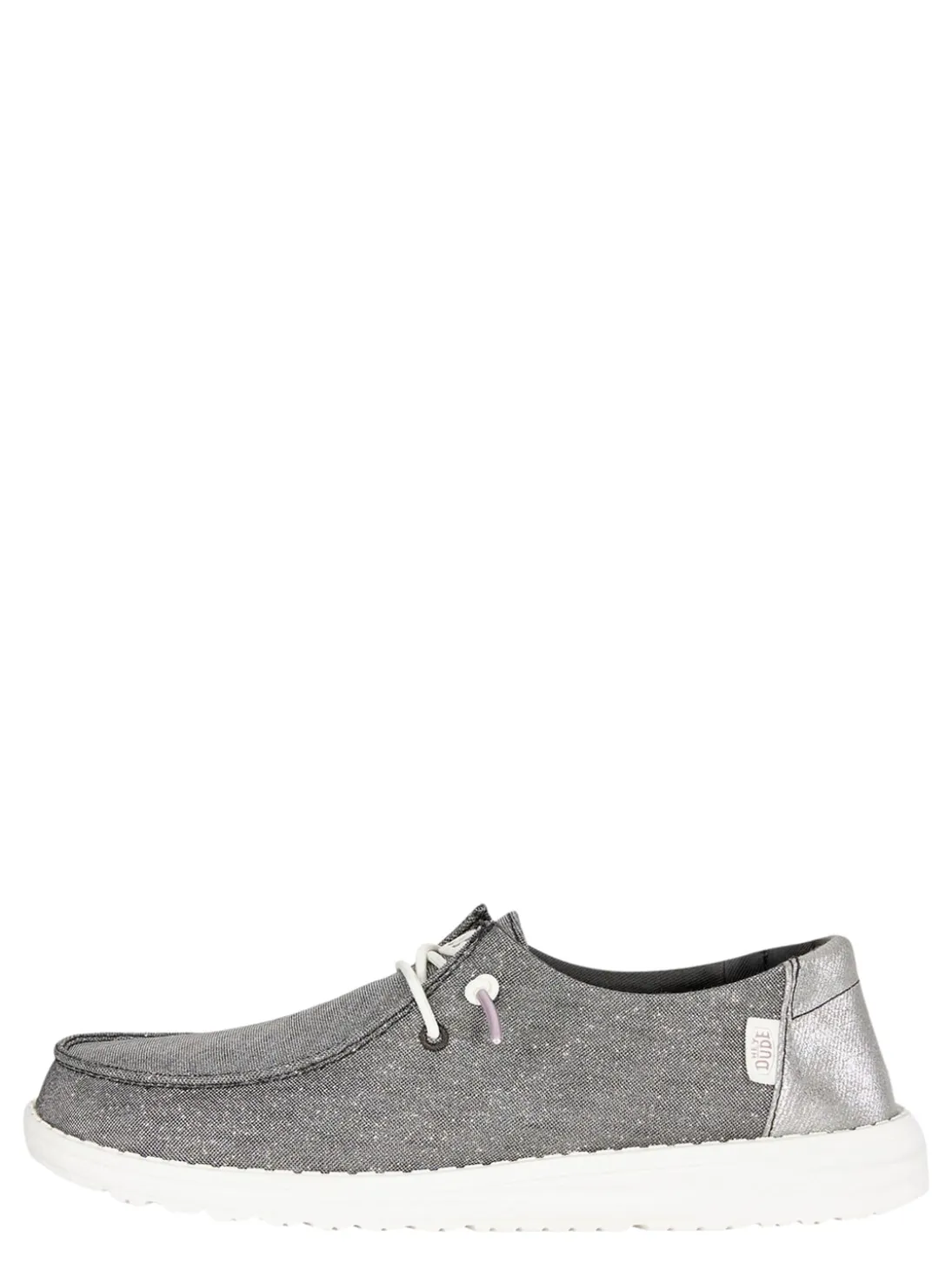 WENDY METALLIC SPARKLE Scarpa easy on in tessuto glitterato