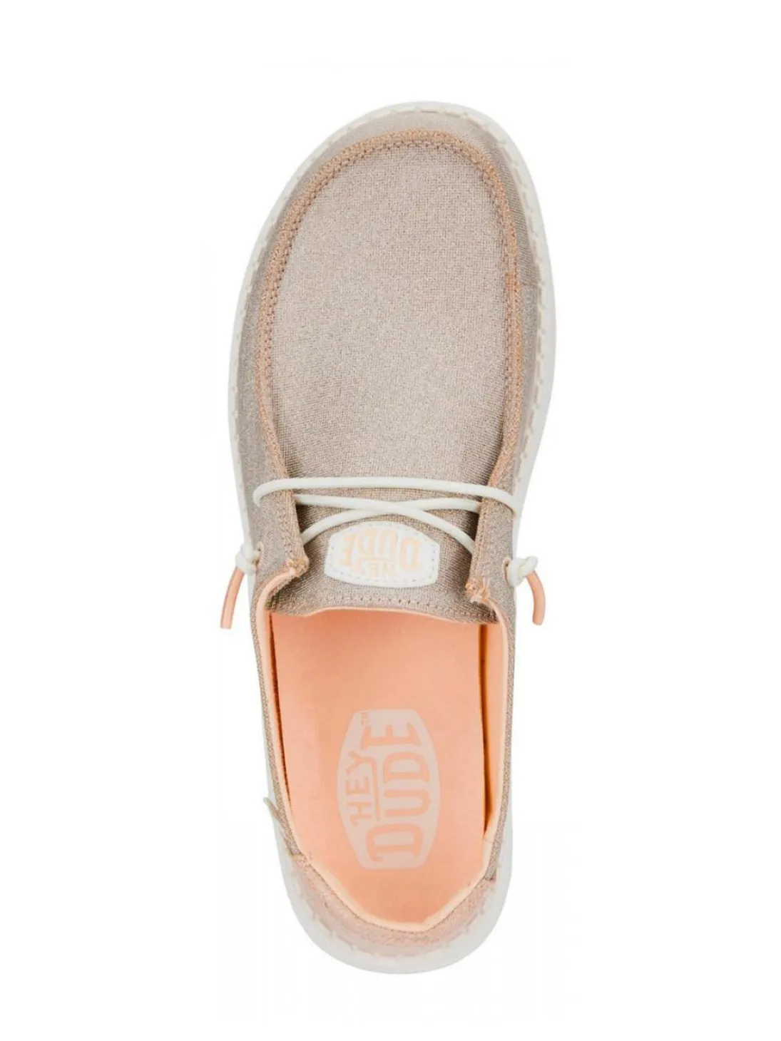 WENDY METALLIC SPARKLE Scarpa easy on in tessuto glitterato