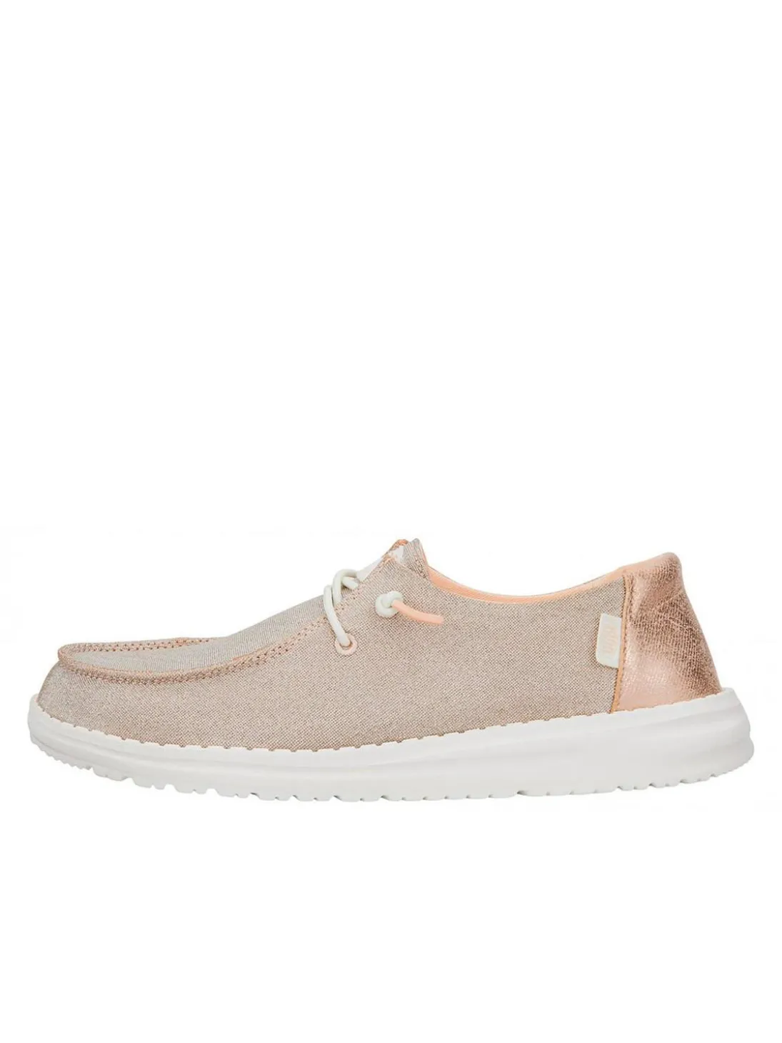 WENDY METALLIC SPARKLE Scarpa easy on in tessuto glitterato