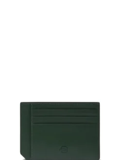 W137 Porta carte di credito piatto in pelle