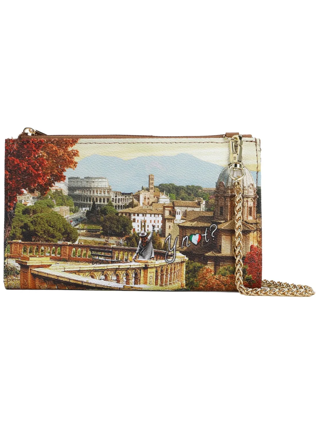 YESBAG Pochette portafoglio con tracolla