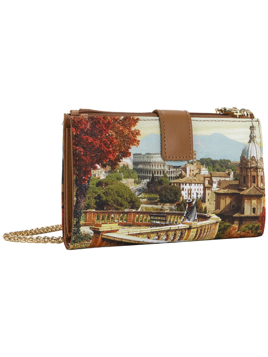 YESBAG Pochette portafoglio con tracolla