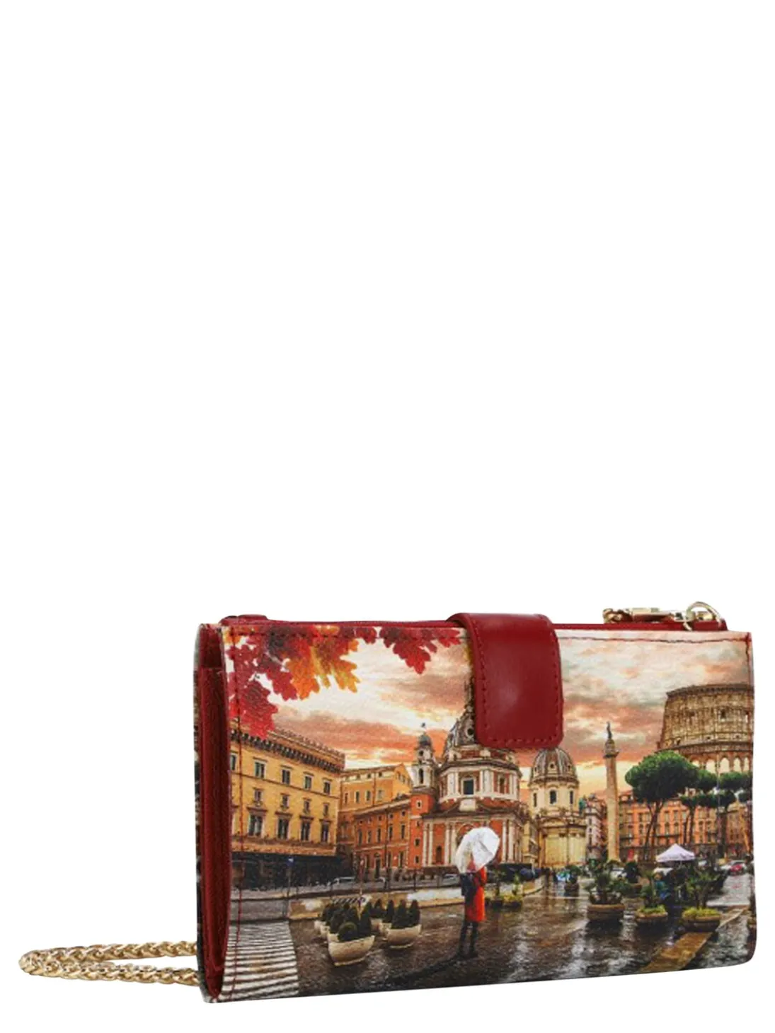 YESBAG Pochette portafoglio con tracolla
