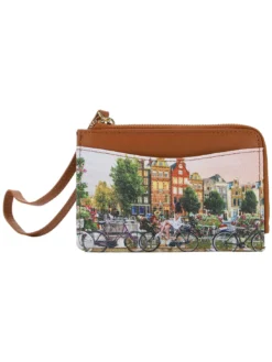YESBAG Portacarte con zip e polsierina