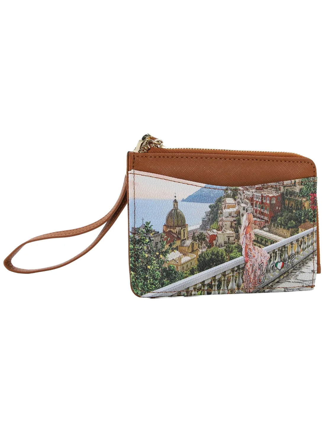 YESBAG Portacarte con zip e polsierina