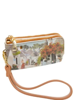 YESBAG Portafoglio pochette con polsierina