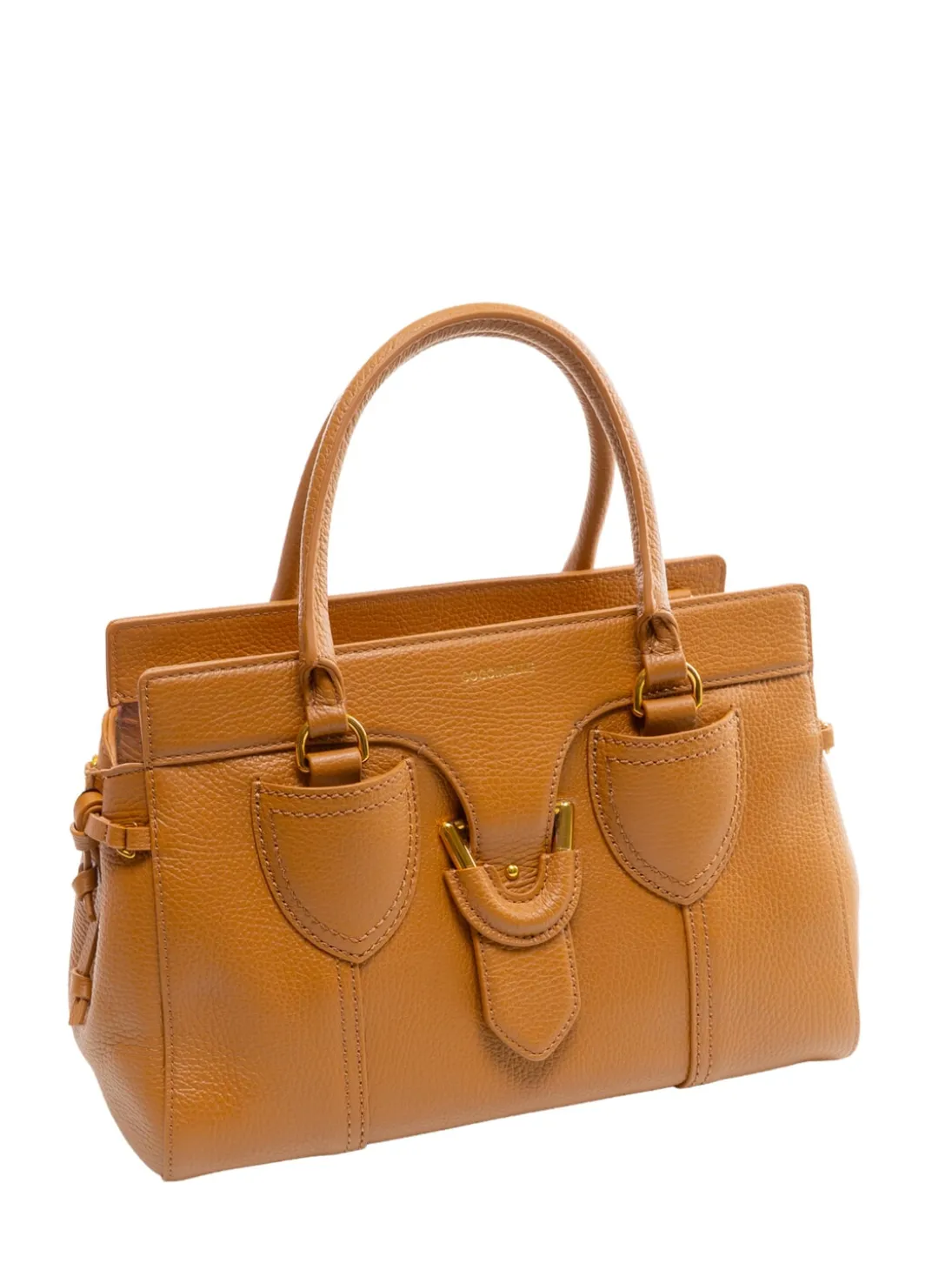 YORK Borsa a mano in pelle martellata