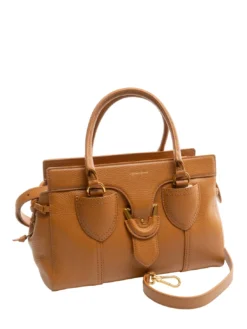 YORK Borsa a mano in pelle martellata