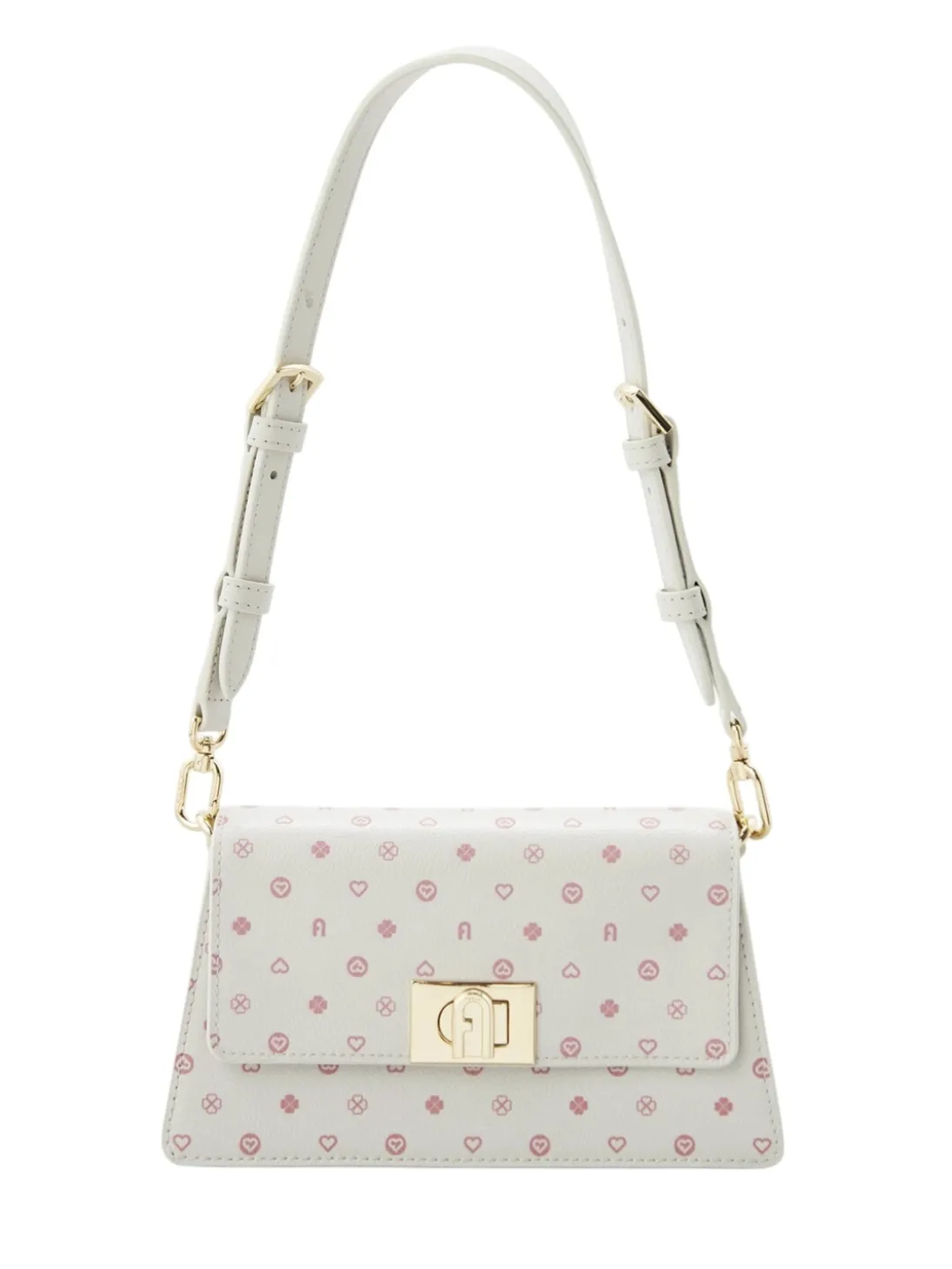 ZOE Borsa a spalla in pelle stampata