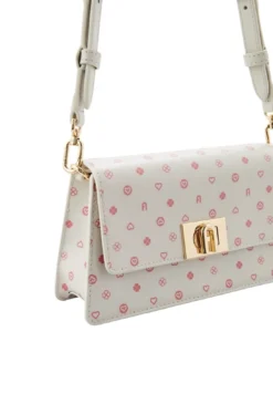 ZOE Borsa a spalla in pelle stampata