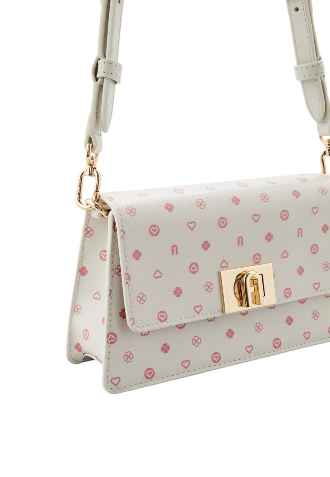 ZOE Borsa a spalla in pelle stampata